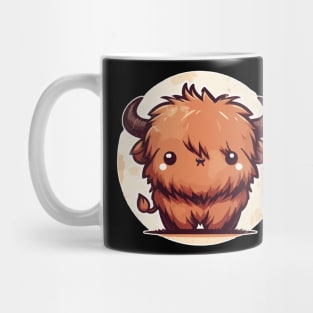 Kawaii Scottish Hairy Highland Cow Mug